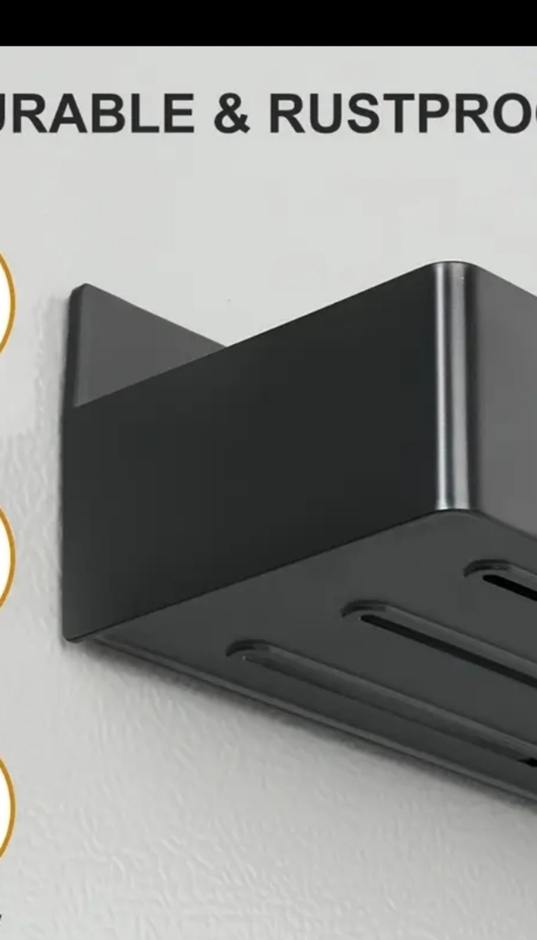 Black MagneticStorage bins
